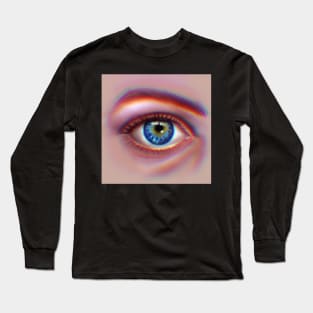 Blue Eye Painting Long Sleeve T-Shirt